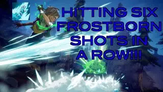 HITTING 6 FROST SHOTS IN A ROW | SPELLBREAK FROSTBORN MONTAGE