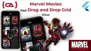 Flutter Drag and Drop Grid View | Marvel Cinematic Universe | Flutter UIUX