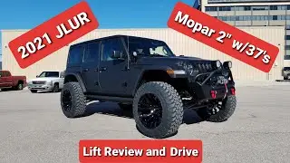2021 Jeep Wrangler Unlimited Rubicon JLUR Mopar lift with 37's Test Drive and Acceleration Review