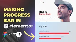 How to make a dynamic progress bar in Elementor Pro with Ultimate Addons, CMS WordPress (Lesson 2)
