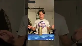World&rsquo;s First Quadruple Jesse Horn 6 Stack Cup Flip #shorts