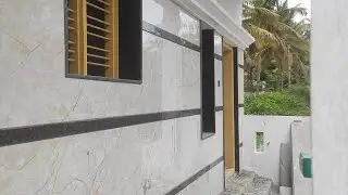 Best elevation wall design tiles and Granite || black border design front wall || Misbaul Hossen