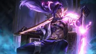League of Legends - Prestige Inkshadow Yasuo skin moving splash