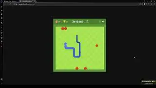 Google Snake - Classic Mode 25 - 5 Apple, Standard (00m 16s 605ms)