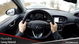 Hyundai Ioniq Hybrid POV Test Drive + Acceleration 0 - 160 km/h