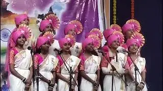 जिल्हास्तरीय सांस्कृतीक स्पर्धा कन्या विद्ध्यामंदिर चंदगड#समूहगीत#utube #subscribe #shere 