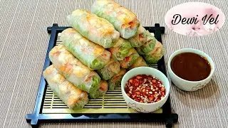 VIETNAM SPRING ROLL DENGAN SAUS KACANG DAN SAUS IKAN / HOISIN PEANUT SAUCE AND FISH SAUCE​