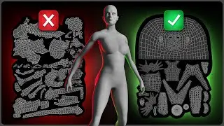 How to Fully UV Unwrap a Character in Blender (in 10 Min)
