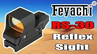 Feyachi RS-30 Reflex Sight Multiple Reticle System Red Dot - Unboxing, Review #reddot #hunting