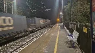 Direct Rail Services Class 66 66434 Passing Cramlington Station With A 2 Tone 