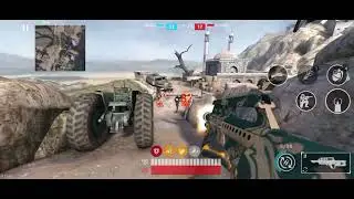 Геймплей игры Warface Go командный бой на карте Афганистан