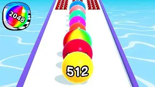 Ball Run 2048 - All Levels Gameplay Android, iOS ( Levels 4610 )