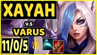 DEFTLY (XAYAH) vs VARUS - QUADRAKILL 11/0/5 KDA BOTTOM ADC CHALLENGER GAMEPLAY - NA