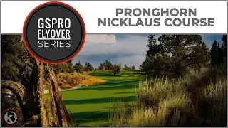 Пролётный маршрут GSPro &mdash; трасса Pronghorn Nicklaus &mdash; разработано Ptoad