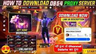 HOW TO DOWNLOAD PROXY SERVER IN FREE FIRE, HOW TO USE PROXY SERVER IN FREE FIRE, VIP PROXY SERVER