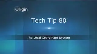 TT80 Coordinate Systems - The Local Coordinate System