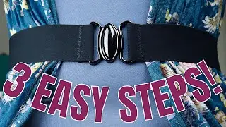 How to Sew a DIY Elastic Fashion Belt!
