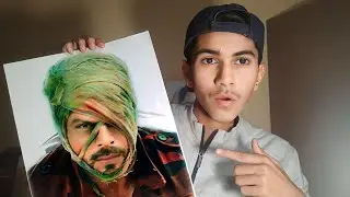 Jawan Poster Drawing, Shahrukh Khan Drawing, ?