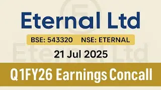 Eternal Ltd Q1FY26 Concall | Earnings Conference Call Q1 Results 2026 | Latest share news