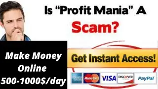 Profit Mania Review/ The Secret To Build A Buyers List Fast For Free!You Will Get 0 To $100 /day.