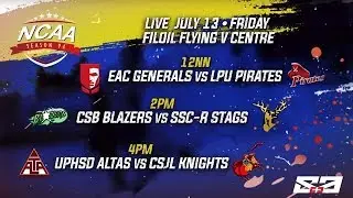 NCAA 94 Men's Basketball: EAC vs. LPU, CSB vs. SSC-R, & UPHSD vs. CSJL - July 13 | Live on S+A