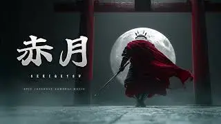 Epic Japanese Samurai Music | Cinematic Warrior Soundtrack | 赤月 Sekigetsu &mdash; The Crimson Moon