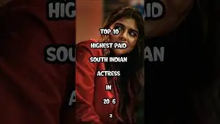 Top 10 Highest paid South Indian actress In 2026 🤑 🔥 #actress #trendingshorts #trishakrishnan #viral