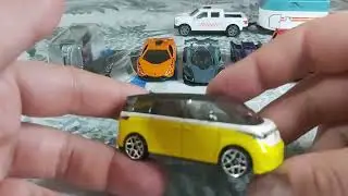 Unboxing diecast scale model 1/64 Hot Wheels Volkswagen ID BUZZ HW Gren Speed Mattel