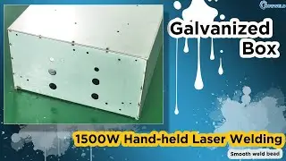 Hand-weld for Galvanized box with 1500w power smooth welded bead