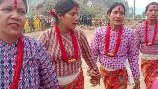 विपद जोखिम न्यूनीकरण सचेतनामूलक देउडा खेल म.न.पा. ०५ @शिवनिवास आ.विद्यालय 2081/12/26