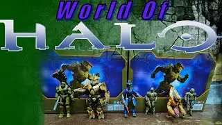 Jazwares World Of Halo: Master Chief & Brute Chieftain, UNSC Marine, Jackal, UNSC Marine & Grunt