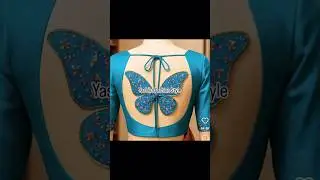 😱😱Omg trending & stylish back neck blouse design💫 #fashion #backneckdesign #blousedesign #trending 🔥