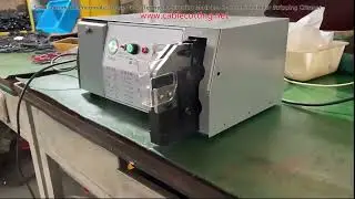 Semi automatic Pneumatic Loose Piece Terminal Crimping Machine, 2 50mm2 Tubular Stripping Crimper
