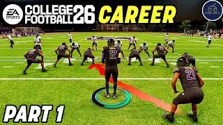 College Football 26 Road to Glory Career Mode Part 1 - A STAR IS BORN!
