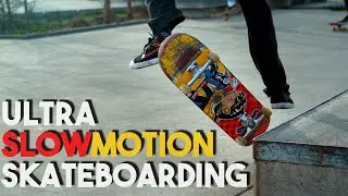 4 ULTRA SLOW MOTION SKATE TRICKS (1000 FPS)