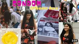 Condom In iPhone Box prank || Part 5 || Condom Twist Prank || iPhone Condom Prank ||@bigbossott0614