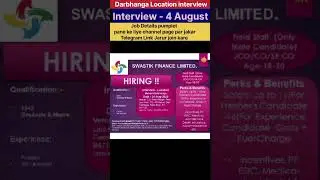 Microfinance Job Interview #job #bankingjobs #walkininterview #biharjobs #shorts #trending