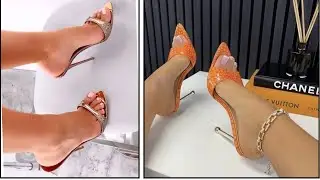 high heel sandals dasign for women#2023#stilettos#shoes#highhe  els#prettyfeet#sandals