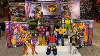 Transformers legacy wreck n rule complete collection showcase. Wreckers fossilizers hammer display