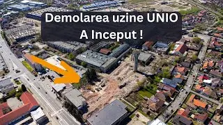 A &icirc;nceput demolarea uzinei UNIO Satu Mare! Aprilie - 2025