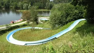 120 Meters Long, FREE to use Water Slide at Rannasee (near Passau, Germany)