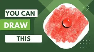 How to draw a 3D water drop | Procreate Tutorial |