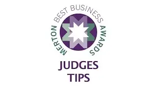 Judges Tips - Merton Best Business Awards