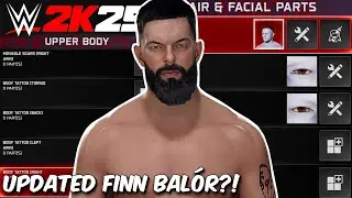 WWE 2K25 Making Updated Finn Balor