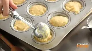 Banana Cupcakes with Honey Cinnamon Frosting   Everyday Food with Sarah Carey