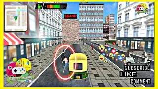 Modern Tuk Tuk Auto Rickshaw: Career Mode Crazy City Driving - Free Driving Games🛺👮  [ LEVEL 1 ]