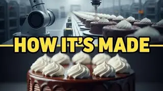 How It&rsquo;s Made: Cake Factory Production Line #FactoryInside#HowItsMade#CakeFactory#automation 