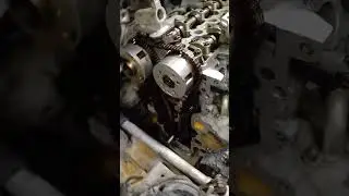 oil pump timing and timing chain set-up to quickly & easy to fixed the timing cover | Hyundai/Kia