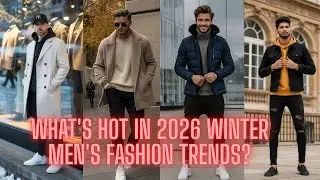 What's Hot In 2026 Winter Men's Fashion Trends?| Winter Style Guide 2026|| Men's Fashion|