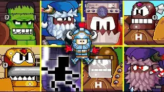 Dan The Man - All Boss Fight With KNIGHT (No Damage - Hard).